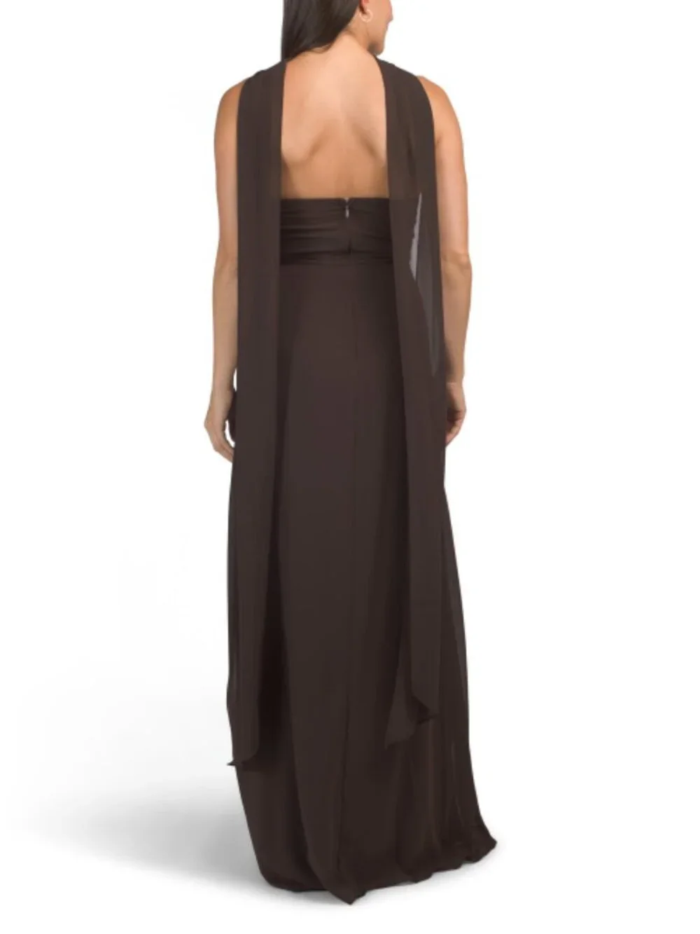 CAMILA COELHO Strapless Convertible Shawl Gown - Picture 2 of 3